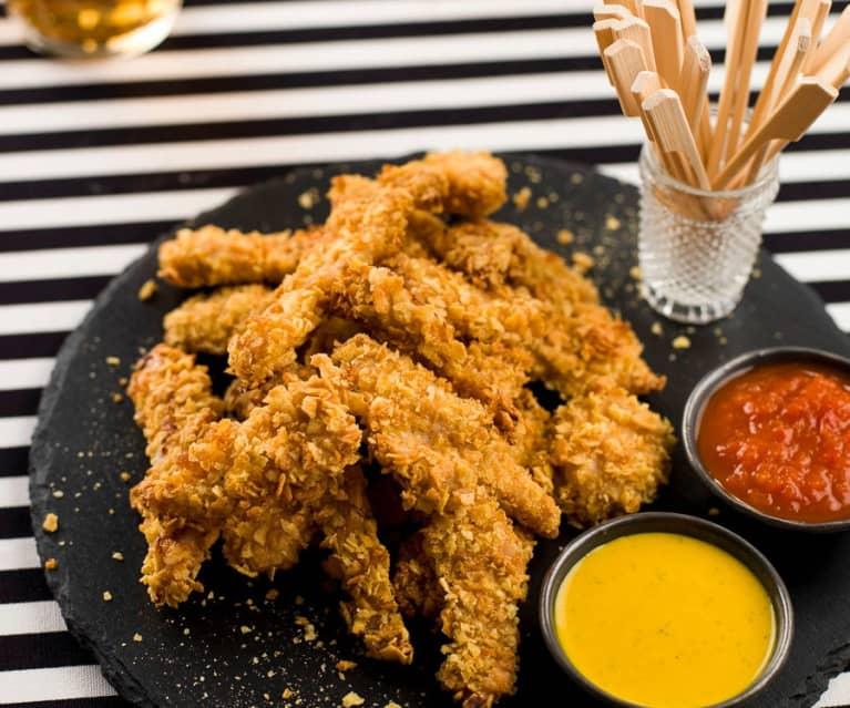 Tiras de Frango Crocantes: Uma Delícia Irresistível e Saudável